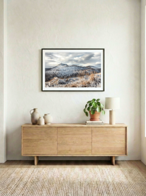 Hiver glacial sur la Chaîne des Puys – Tirage d&rsquo;Art