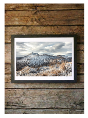 Hiver glacial sur la Chaîne des Puys – Tirage d&rsquo;Art