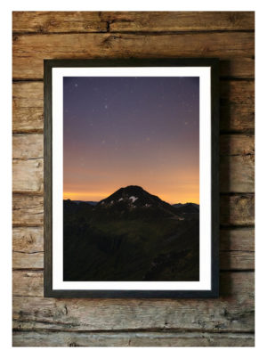 Nuit étoilée dans le Cantal – Tirage d&rsquo;Art