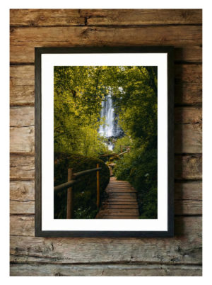 Cascade de Vaucoux – Tirage d&rsquo;Art